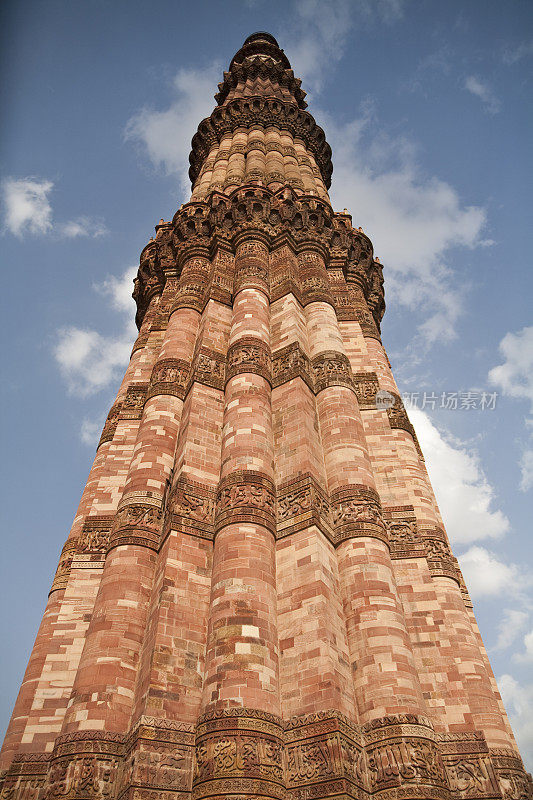 印度德里的Qutub Minar